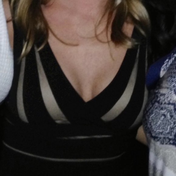 Cache Midi Black Dress - Size S - Picture 4 of 5